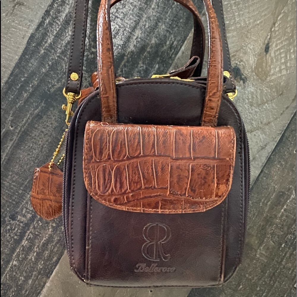 BELLEROSE~Vegan Leather Mini ~ 2 Way ~ Crossbody